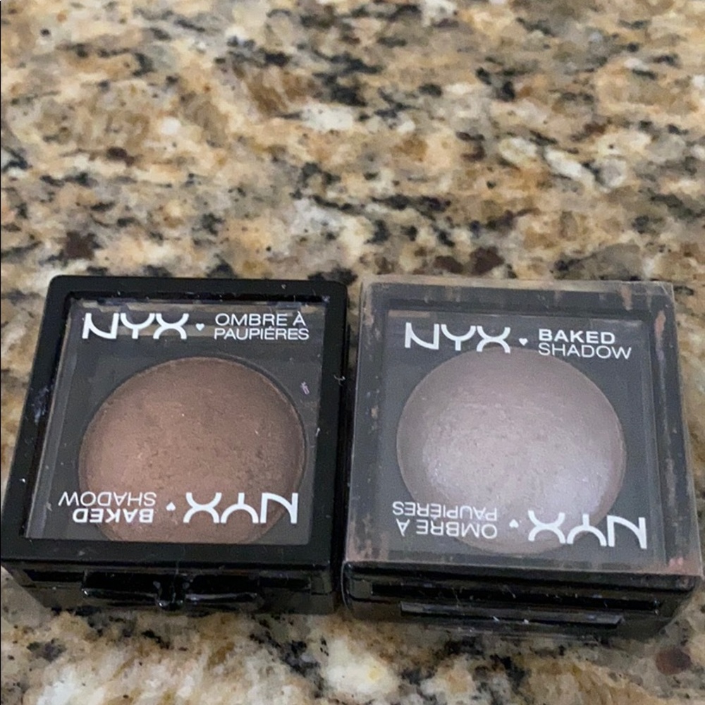 Nyx baked eyeshadows , set of 2